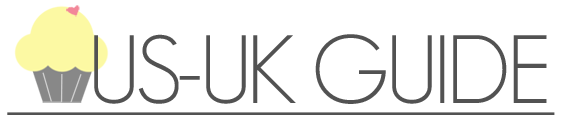 UK to US ingredients/measures food name conversion guide