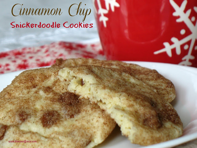Cinnamon Chip Snickerdoodle Cookies by The Ease of Freeze