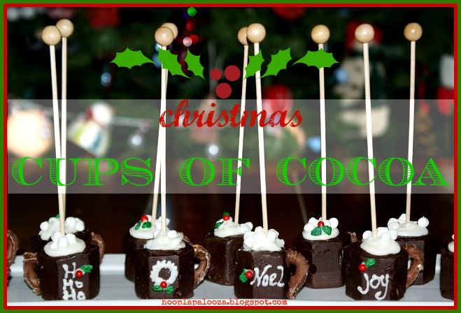 Mini Christmas Cups of Cocoa by Hoopla Palooza
