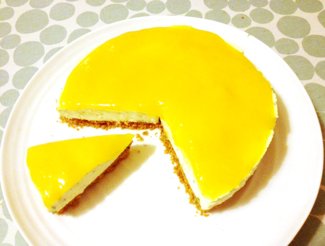 Mango Ginger and Coriander Cheesecake Recipe