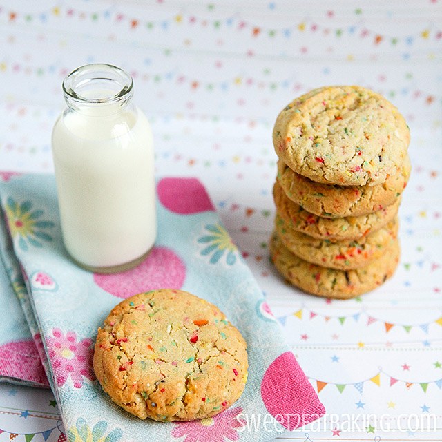 Funfetti Cake Batter Cookies | No cake mix