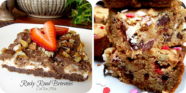 Rocky Road Brownies | Peanut Butter Cookie Bars