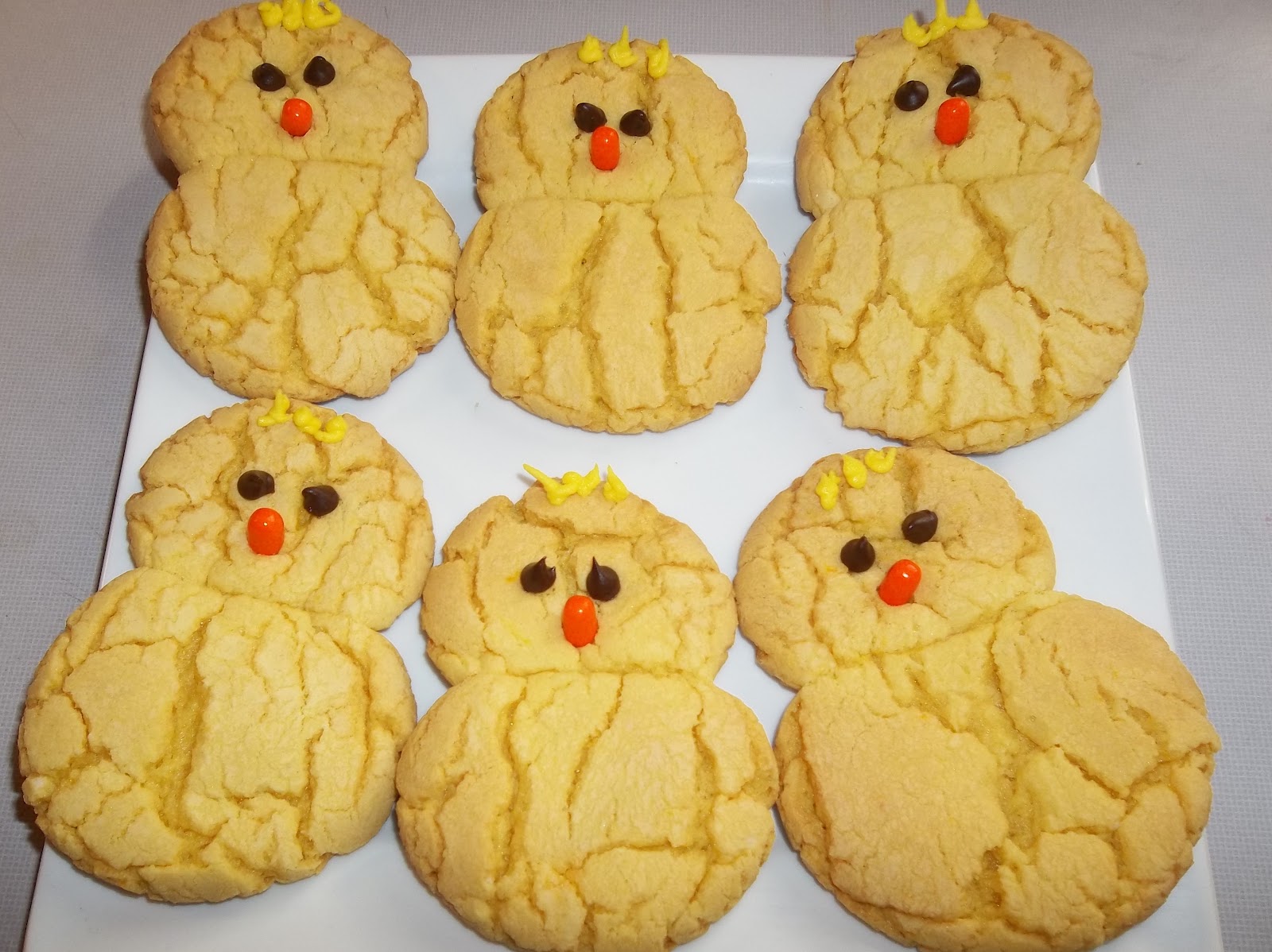 Easter Chick Cookies