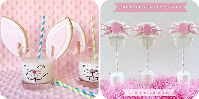 {Bunny} Cookies and Milk | Easter Bunny Photo Prop Cookies