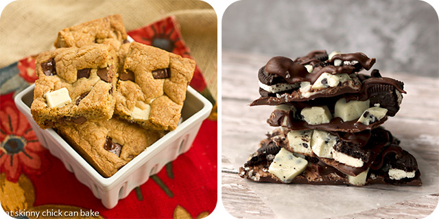 Brown Butter Chocolate Chunk Bars | Cookies and Crème Chocolate Bark