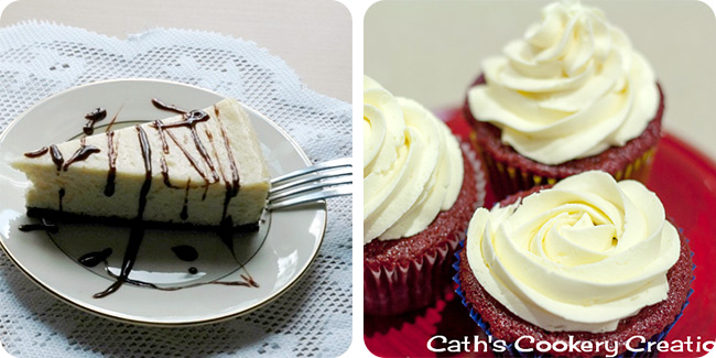 New York Cheesecake | Red Velvet Cupcakes