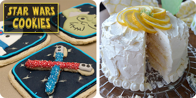 Star Wars Cookies | Triple Lemon Buttercream Cake