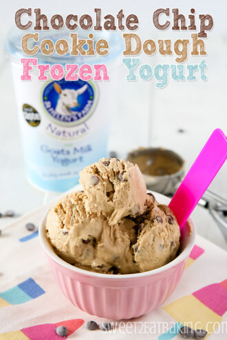 Chocolate Chip Cookie Dough Frozen Yogurt (Fro-Yo)
