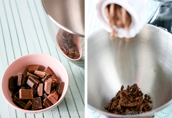 KitchenAid Food Grinder Hot Chocolate | Sweet2EatBaking.com | #hotchocolate #recipe