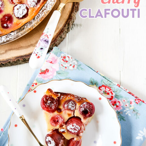 Cherry Clafouti Recipe by Sweet2EatBaking.com