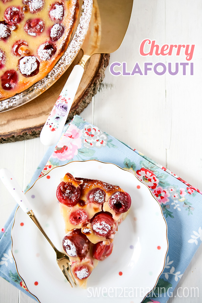 Cherry Clafouti by Sweet2EatBaking.com