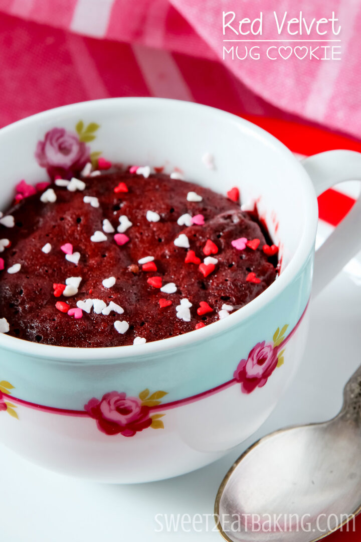 Red Velvet Mug Cookie