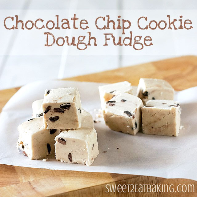 Chocolate Chip Cookie Dough Fudge Recipe