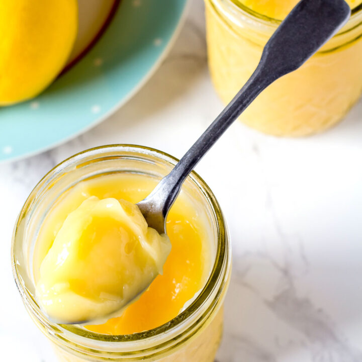 Homemade Microwave Lemon Curd Recipe by Sweet2EatBaking.com | Never buy lemon curd again with this foolproof, quick and easy recipe. Comes together in under 10 minutes using simple store-cupboard ingredients.