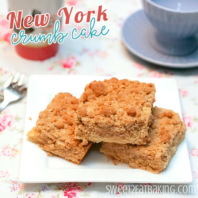 New York Crumb Cake Recipe by Sweet2EatBaking.com